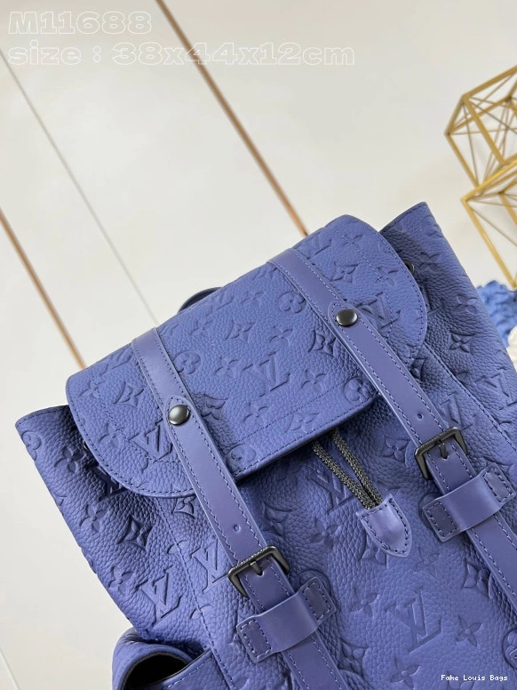 Repzbay Christopher Backpack MM-38*44*12.5CM Vuitton Louis 0723
